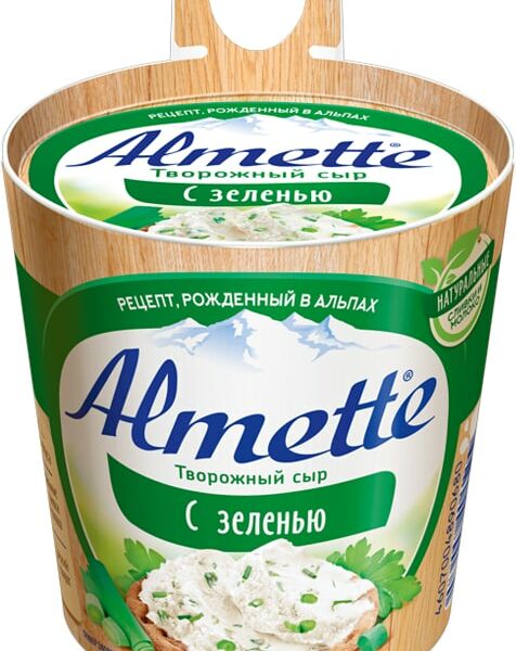 Сыр творожный Almette с зеленью 60% 150г