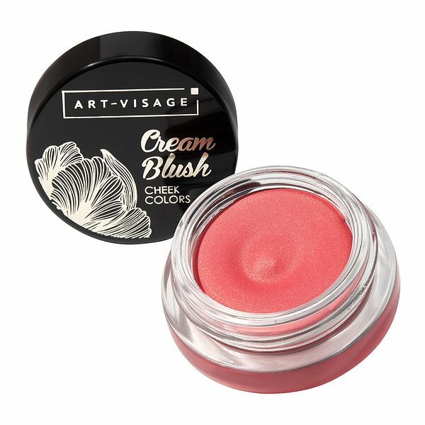 ART-VISAGE Румяна кремовые Cream Blush cheek colors, 5 г, 14 золотистый коралл