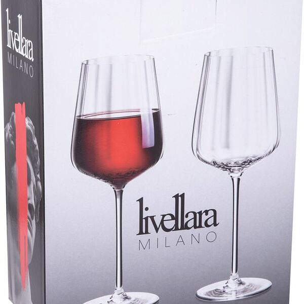 Бокалы Livellara Milano для красного вина 2х390мл