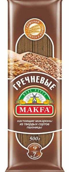 Макаронные изделия Макфа гречневые
