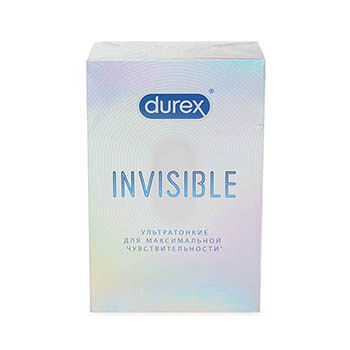 Презервативы Durex Invisible - ультратонкие №18 Великобритания
