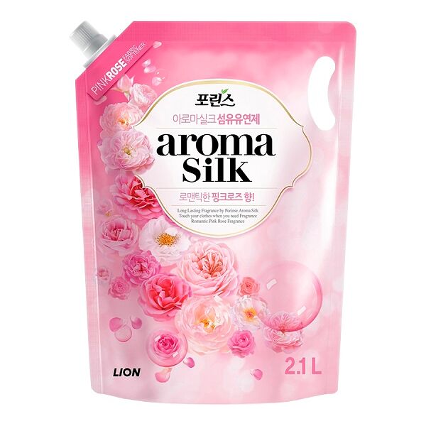 Кондиционер для белья с ароматом Розы Aroma capsule 2.1 л Мягкая упаковка Lion