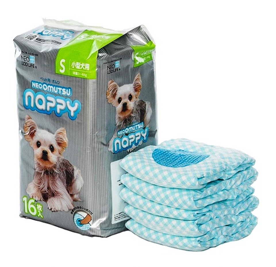 

Подгузники для домашних животных Neo Loo Life Neo sheet dx размер S (3-6 кг.) 16 шт Япония