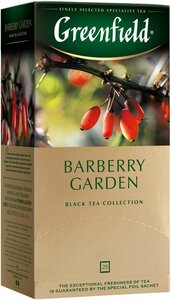 Чай черный Greenfield Barberry Garden, 25 шт. в Магнит со скидкой –23%