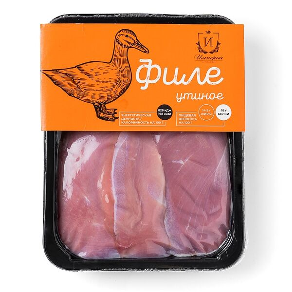 Филе грудки утки без кожи охлажденное Имперская птица