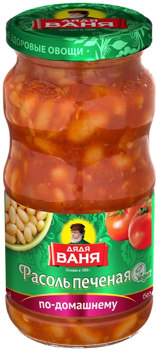

Фасоль Дядя Ваня печеная по-домашнему 480 г
