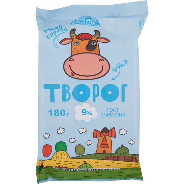 Творог Балтком 9%