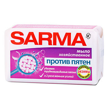 Хозяйственное мыло против пятен SARMA 140 г