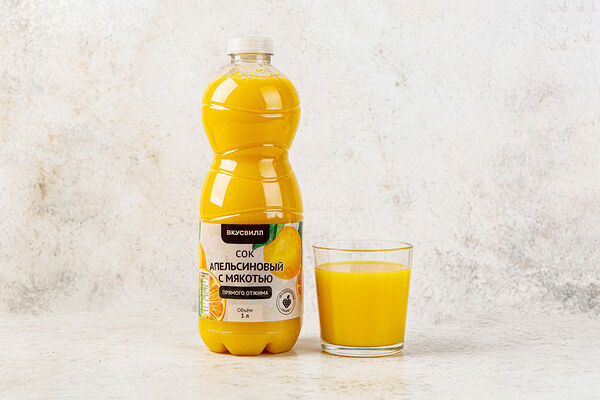 Сок апельсиновый прямого отжима