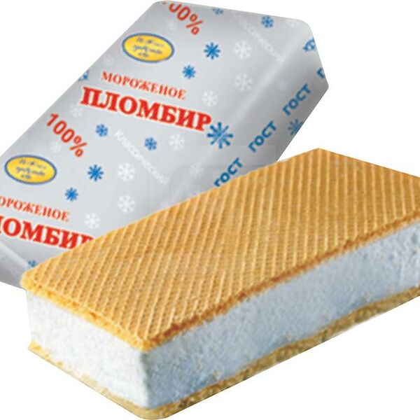 Мороженое Курский ХК Брикет Ваниль 80г