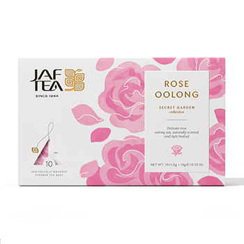 

Чай зеленый JAF TEA Rose Oolong с лепестками розы 10х1.5г
