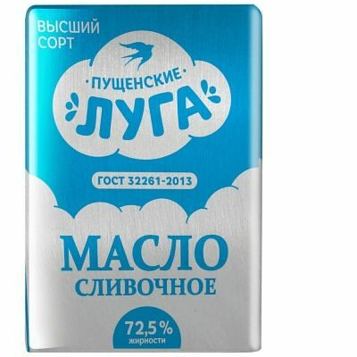 Масло сливочное Пущенские луга Крестьянское 72.5%