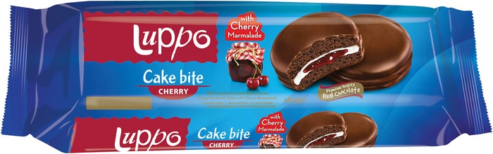 

Кекс Luppo cherry с маршмеллоу и вишней 182 г