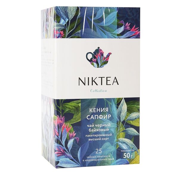 Чай черный Niktea Kenya Sapphire 25 шт. 50 г