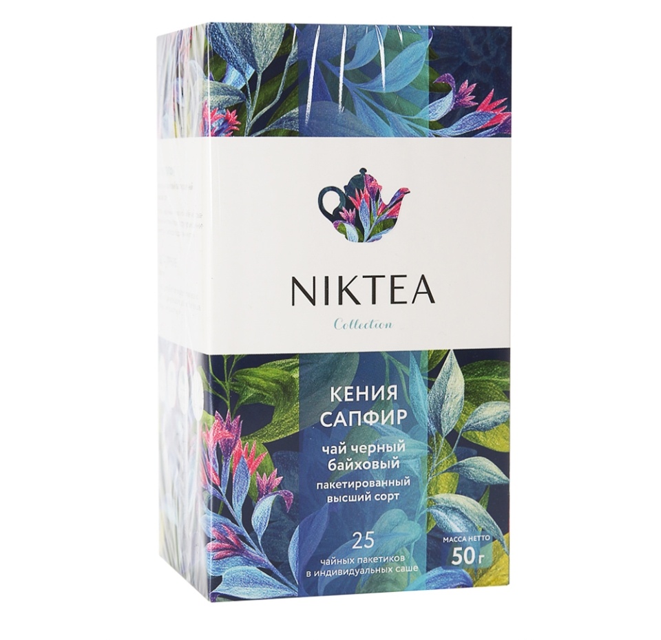 

Чай черный Niktea Kenya Sapphire 25 шт. 50 г