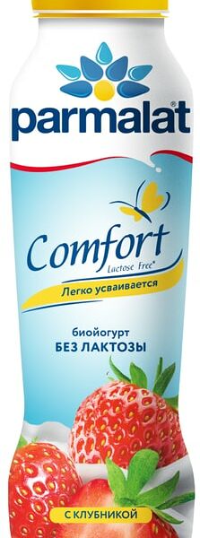 Биойогурт Parmalat Comfort с клубникой 1.5% 290г