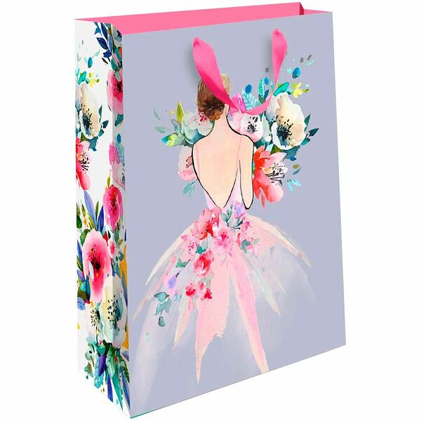 Пакет подарочный Арт и Дизайн стандарт плюс BC в ассортименте 18х22.3см