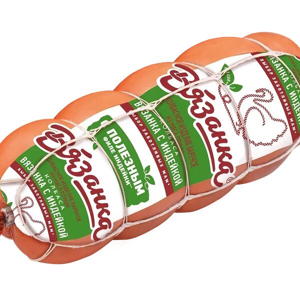 Колбаса вареная с индейкой ТМ Вязанка