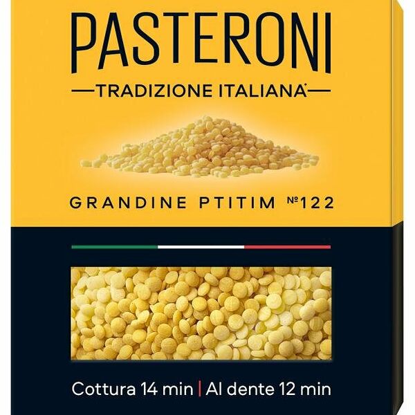 Макаронные изделие Pasteroni Grandine Ptitim 122