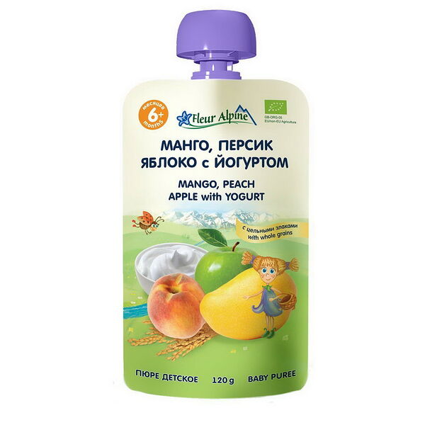 Пюре фруктовое-молочное 