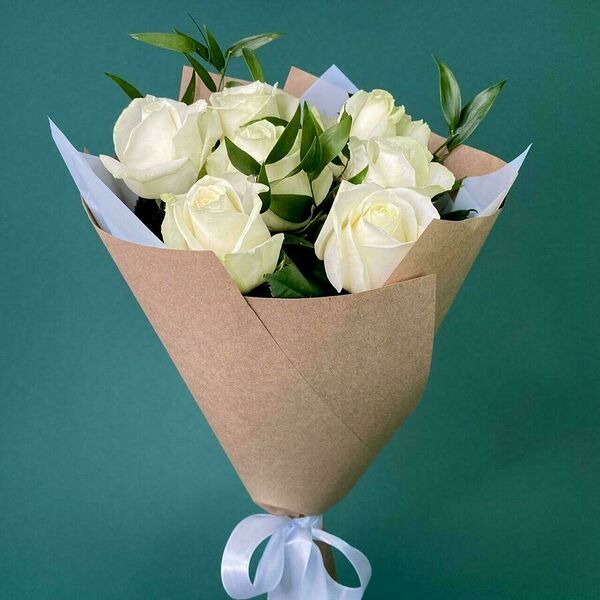 Букет цветов Белая песня