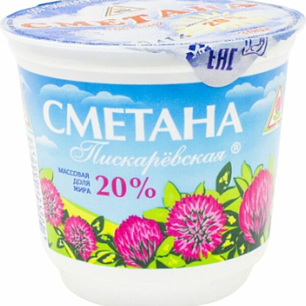 Сметана Пискаревский 20%, 300г