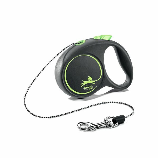 Рулетка Flexi Black Design XS до 8 кг (3 м трос) зеленый