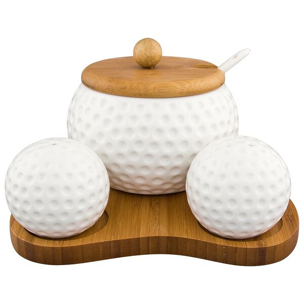 Набор для специй Elan Gallery на подставке, фарфор