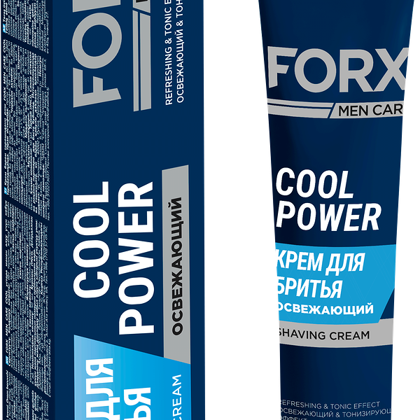 Крем для бритья FORX Men care Cool Освежающий, 50 мл