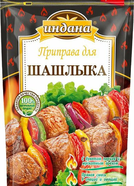 Приправа Индана для шашлыка классическая 50г