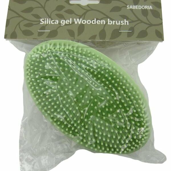 Щетка Sabedoria силиконовая массажная