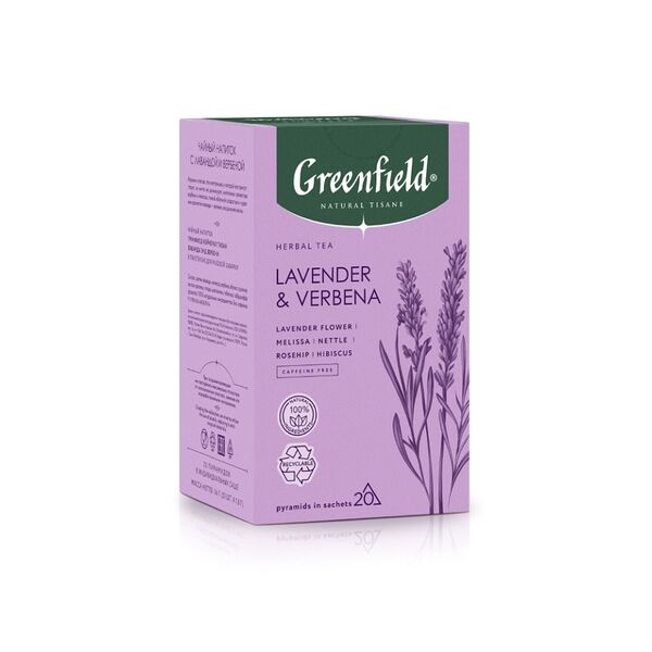 Чай травяной Greenfield Natural Tisane Лаванда-Вербена 20*1.8г