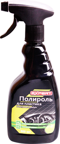Полироль EXPERT для пластика яблоко/ваниль, 500мл