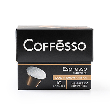 

Кофе в капсулах Coffesso Coffesso Espresso Superiore 10*5 г, Россия
