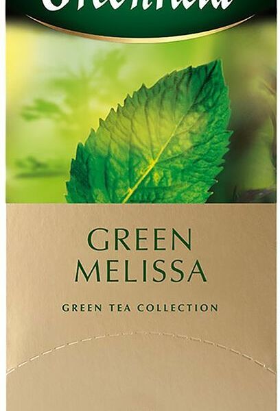 Чай зеленый Greenfield Green Melissa в пакетиках, 25 шт., 37.5г
