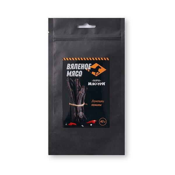Мясо вяленое Ранчо Мяссури Ломтики конины 40 г