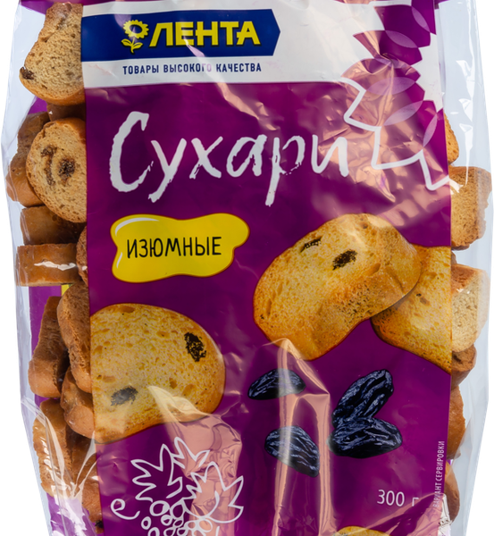Сухари ЛЕНТА Изюмные