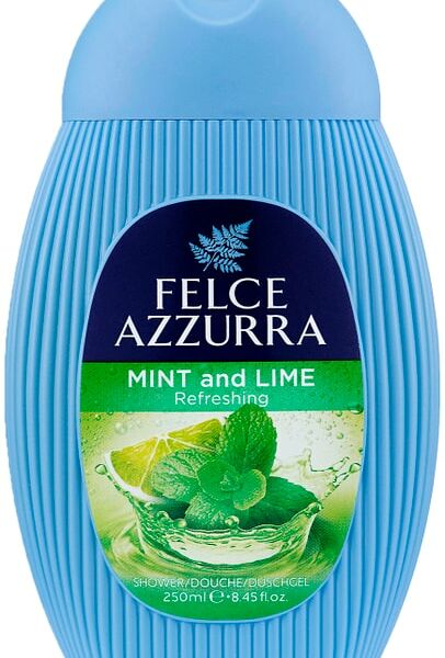 Гель для душа Felce Azzurra С живым ароматом для возрождения души и тела Мята и Лайм 250мл