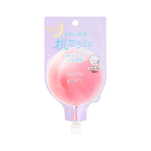 Крем-маска «Увлажнение и упругость» с пробиотиками витаминами А, C, E и керамидами, Momo Puri, 10 мл, Япония