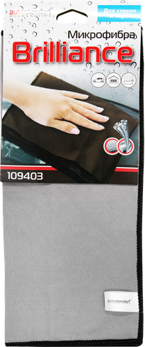 

Салфетка для стекол AutoStandart One Touch микрофибра Арт. 109403/407/CA-107