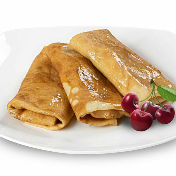 Блинчики с вишней