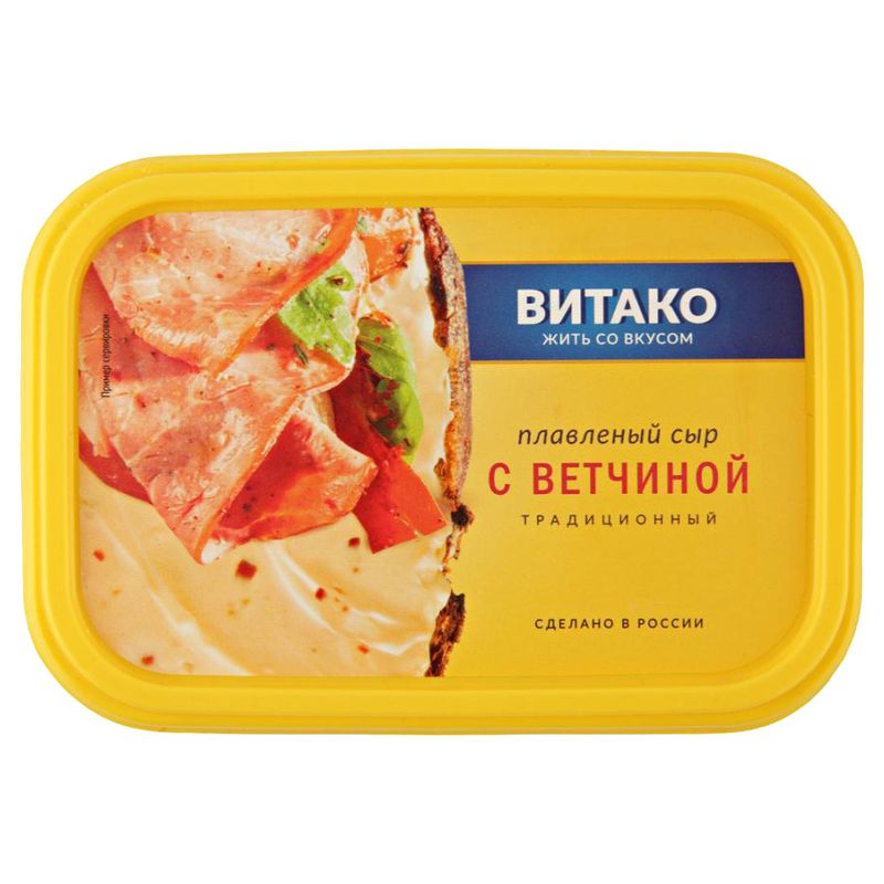 

Сыр плавленый Витако с ветчиной 60% 400 г