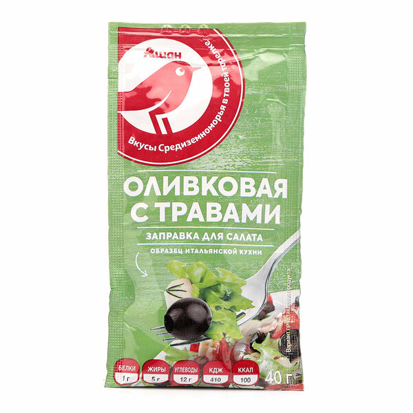 Заправка для салата АШАН Красная птица оливковая