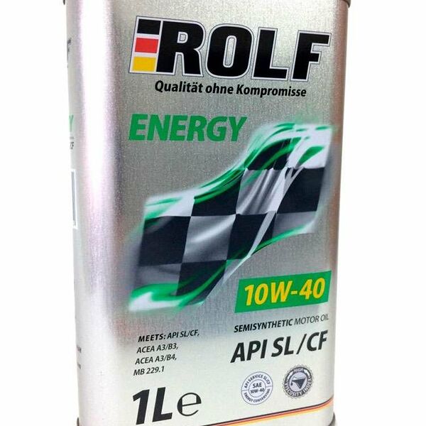 Масло моторное Energy (Энерджи) 10W40 API SL/CF полусинтетическое ТМ Rolf Club (Рольф Клаб)