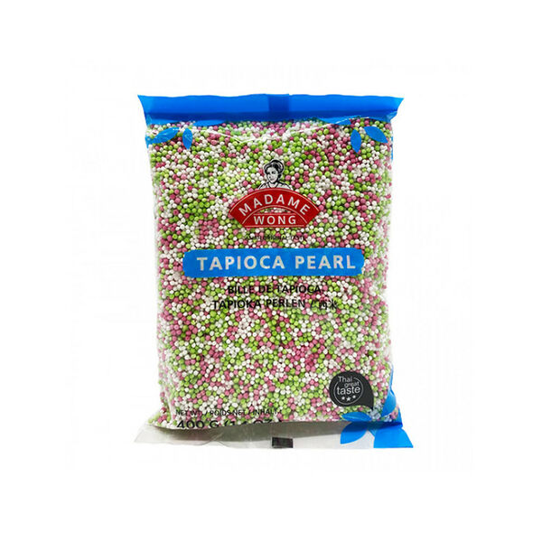 Крахмал разноцветный из тапиоки (шарики маленькие) MADAME WONG, 400 г