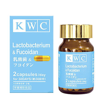 Биологически активная добавка «Лактобактерии с фукоиданом», KWC, Япония