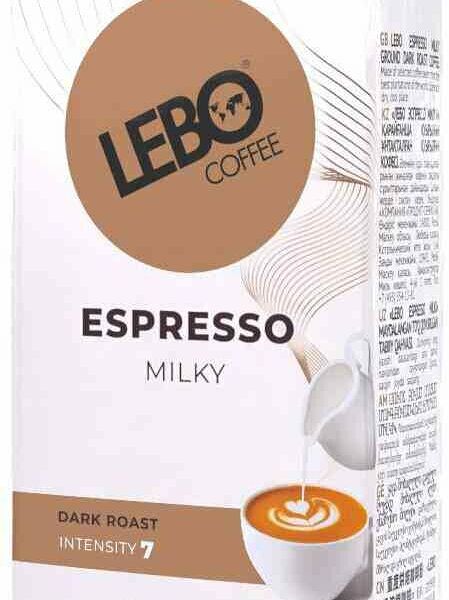 Кофе молотый Lebo Espresso Милки