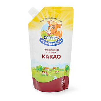 Молоко сгущенное Коровка из Кореновки с сахаром и какао 5%