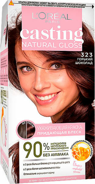 Краска для волос Loreal Paris Casting 323 Горький шоколад