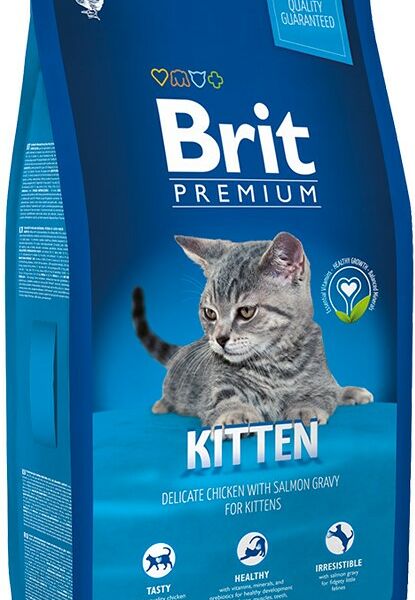 Brit Premium Cat Kitten для котят, беременных и кормящих кошек Курица